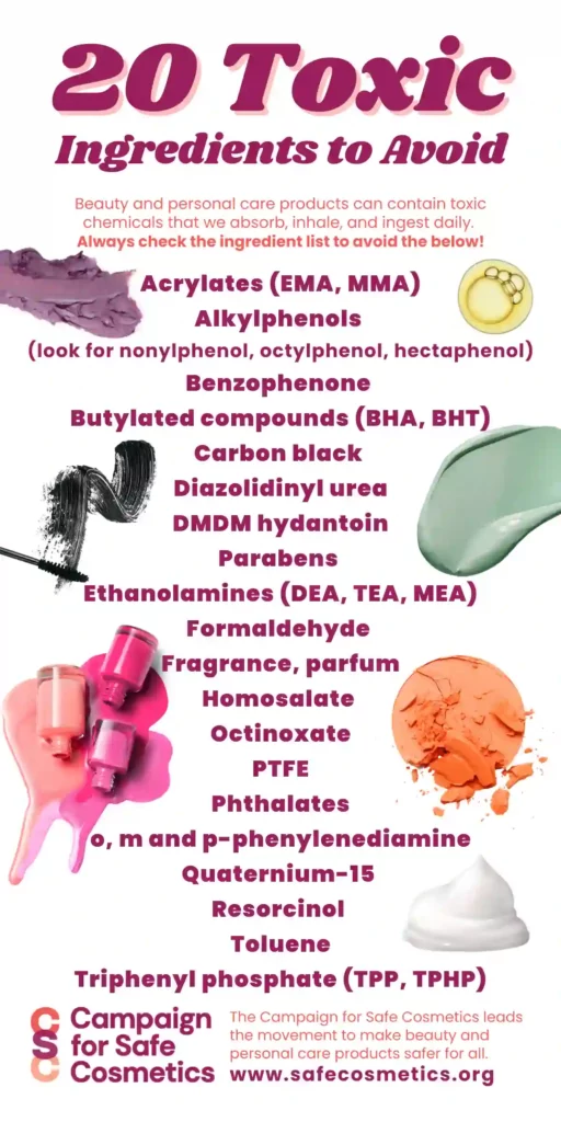Chemicals To Avoid Shampoo Conditioner Creams Cosmetics